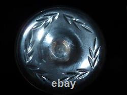 VINTAGE Set of 11 Very Fine Crystal Wine Glasses With Cut Wheat Pattern
