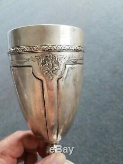 VINTAGE Sterling Silver Louis XIV chalice wine glass Goblet by towle