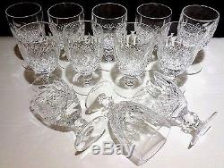 VINTAGE Waterford Crystal COLLEEN (1953-) 12 Claret Wine Glasses 4 3/4 5oz