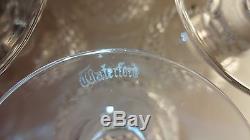 VINTAGE Waterford Crystal COLLEEN (1953-) 12 Claret Wine Glasses 4 3/4 5oz