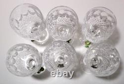 VINTAGE Waterford Crystal COLLEEN (1953-)Set 6 Claret Wine 4 3/4 Made Ireland