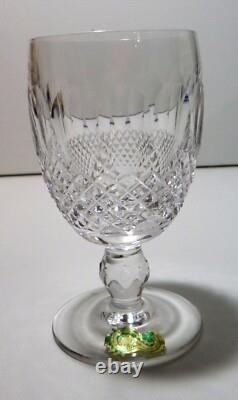 VINTAGE Waterford Crystal COLLEEN (1953-)Set 6 Claret Wine 4 3/4 Made Ireland