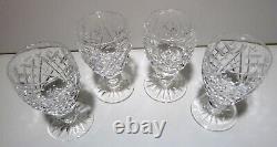 VINTAGE Waterford Crystal DONEGAL (1954-) 4 Port Wine Glasses 4 Made Ireland