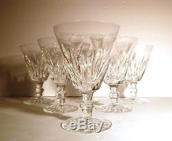 VINTAGE Waterford Crystal EILEEN (1968-) Set of 6 Claret Wine Glasses 5 3/8