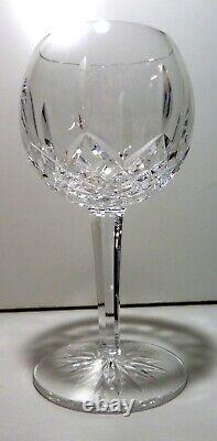 VINTAGE Waterford Crystal LISMORE (1957-) 2 Oversize Wine 7 1/2 MADE IRELAND