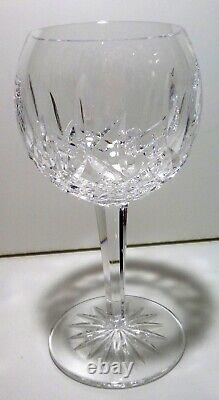 VINTAGE Waterford Crystal LISMORE (1957-) 2 Oversize Wine 7 1/2 MADE IRELAND