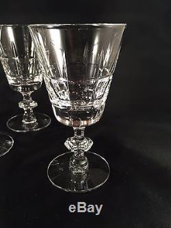 VIntage Fostoria WILLIAMSBURG Cut Crystal Claret Wine Glasses Set of 7