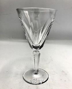 VIntage MCM Waterford Crystal SHEILA Pattern 6 1/4 White Wine Glass Set of 6