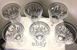 VTG 1973 Original WATERFORD Crystal LISMORE Wine Glasses withBOX /MADE IRELAND