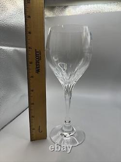 VTG 4 SCHOTT Cristal STARBURST Crystal BORDEAUX Wine Glasses Withbox