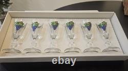 VTG FRENCH ETAIN V`ERITABLE Sherry Glasses NIB Set Of 6