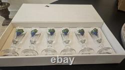 VTG FRENCH ETAIN V`ERITABLE Sherry Glasses NIB Set Of 6