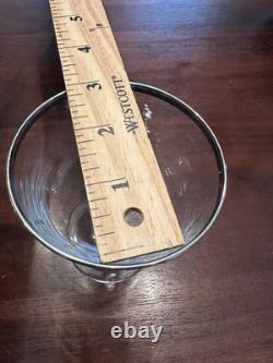 VTG France Platinum Trim WATER, WINE, COCKTAIL Champagne Glasses Clear Set (28)