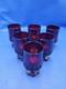 VTG Lot TIFFIN  Franciscan Madeira Ruby Red Glasses / Goblets -Set of 6