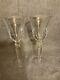VTG Lot of 2 Waterford Crystal Etched Charlemont Pattern Vine Glasses 7-7/8Tall
