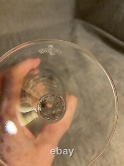 VTG Lot of 2 Waterford Crystal Etched Charlemont Pattern Vine Glasses 7-7/8Tall