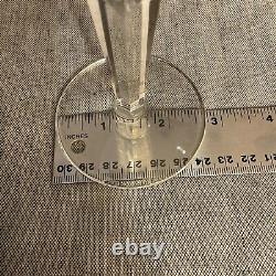 VTG Lot of 2 Waterford Crystal Etched Charlemont Pattern Vine Glasses 7-7/8Tall