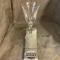 VTG Lot of 2 Waterford Crystal Etched Charlemont Pattern Vine Glasses 7-7/8Tall