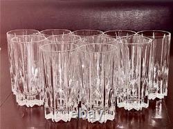 VTG Mikasa Crystal Berkeley Water Goblet Wine Champagne Highball 47 Pc Glassware