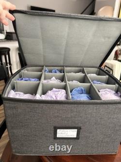 VTG Mikasa Crystal Berkeley Water Goblet Wine Champagne Highball 47 Pc Glassware