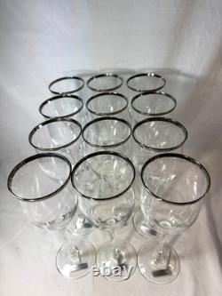 VTG NEW WithTAGS 12 NORITAKE STERLING TRIBUTE WINE GLASSES 8.75 INCH FREE SHIP