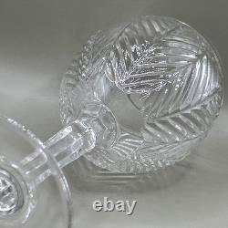 VTG RALPH LAUREN Crystal Herringbone 8.25 Wine Goblet NWOB MSRP $179 each