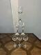 VTG Rosenthal Studio Linie Crystal Clarion Saucer Wine Glasses 6pc Excellent MCM