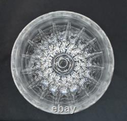 VTG Set of 6 Stuart Crystal Claridge Wine Glasses 7 Tall, Marked STUART Engla