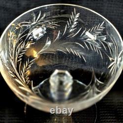 VTG Set of 8 Elegant Tiffin-Franciscan Champagne Sherbet Coupe Glasses 4H