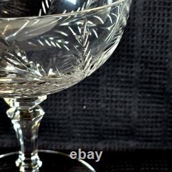 VTG Set of 8 Elegant Tiffin-Franciscan Champagne Sherbet Coupe Glasses 4H