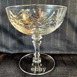 VTG Set of 8 Elegant Tiffin-Franciscan Champagne Sherbet Coupe Glasses 4H