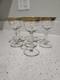 VTG TIFFIN FRANCISCAN Liquor Glasses Set of 7 Gold Encrusted Rim