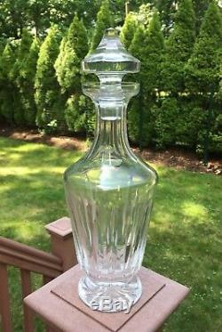 VTG Waterford Crystal Eileen Pattern 12-3/4 Wine Decanter w Stopper Ireland