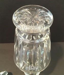 VTG Waterford Crystal Eileen Pattern 12-3/4 Wine Decanter w Stopper Ireland