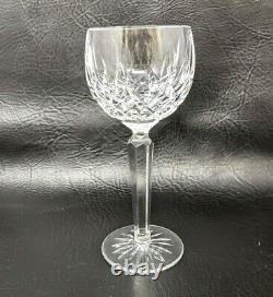 VTG Waterford Crystal Set of 4 Lismore Balloon Wine Hock Glasses Goblets GZ20