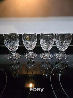 VTG Waterford Irish Crystal short stemmed wine glasses set of 4 UNUSED