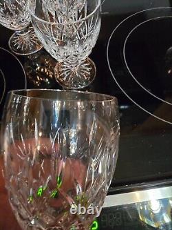 VTG Waterford Irish Crystal short stemmed wine glasses set of 4 UNUSED