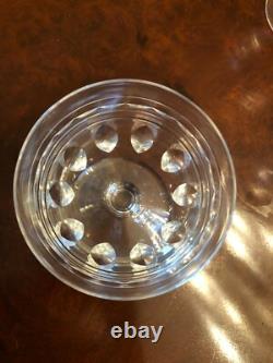 Val St. Lambert Crystal Glasses- Kent York Wine/Water Goblet Vintage Set of 6