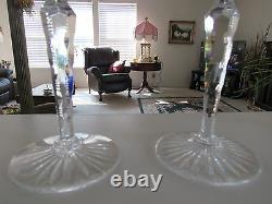 Val St Lambert Crystal Wine Stems-elegant-vintage