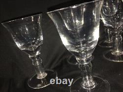 Vietri Puccinelli Wine Glasses -6 3/4 Set Of Six