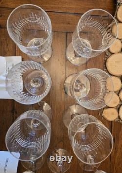 Vintage 12 Baccarat Nancy Wine Glasses and Champage Flutes Crystal France New