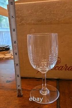 Vintage 12 Baccarat Nancy Wine Glasses and Champage Flutes Crystal France New