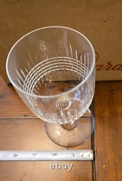 Vintage 12 Baccarat Nancy Wine Glasses and Champage Flutes Crystal France New