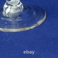 Vintage 18/19th Century Air Twist Inverted Bell Wine/Cordial Glass 17cm #1