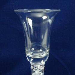 Vintage 18/19th Century Air Twist Inverted Bell Wine/Cordial Glass 17cm #1