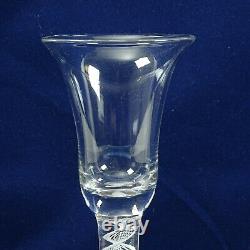 Vintage 18/19th Century Air Twist Inverted Bell Wine/Cordial Glass 17cm #1