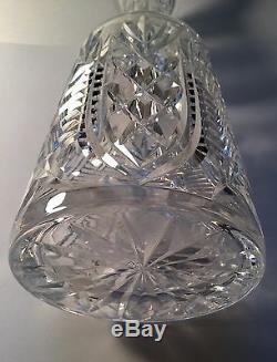 Vintage 1960s Waterford Crystal Wine Decanter Hard To Find Pattern With Stopper
