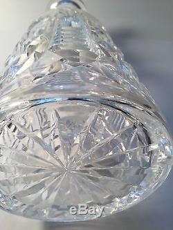 Vintage 1960s Waterford Crystal Wine Decanter Hard To Find Pattern With Stopper