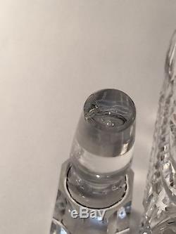 Vintage 1960s Waterford Crystal Wine Decanter Hard To Find Pattern With Stopper