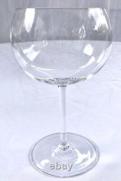 Vintage 1980's Set of 6 Tiffany 8 Red Wine Balloon Goblets / Glasses